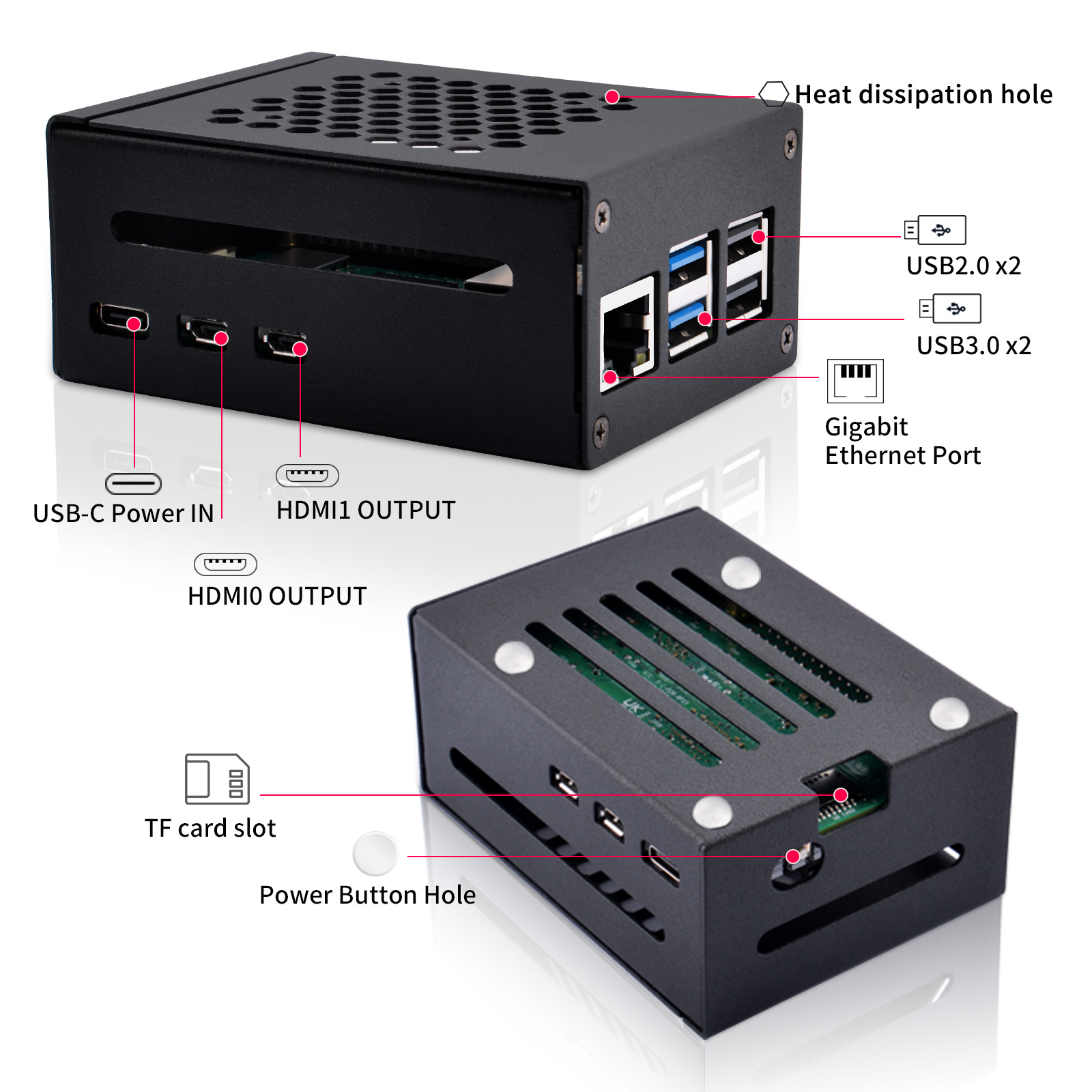 52Pi  Raspberry Pi 5 Metal Cas - Argon One V3 M.2 Nvme Case review and price